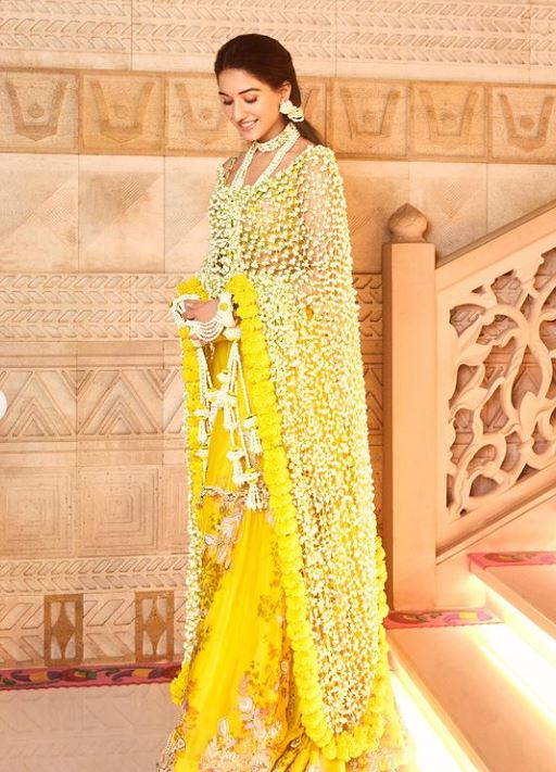 Radhika Merchant Haldi Look